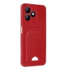 Realme Note 50 4g Kılıf Kelvin Kartvizitli Silikon - Kırmızı