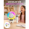 Renkli Işıklı Astronot Mini Bluetooth Speaker ve Karaoke Mikrofon