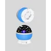 Renkli LED Gece Lambası 6 Işık Modlu Çocuk Odası Atmosfer Aydınlatma