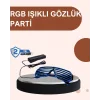 Renkli LED Işıklı Eğlence Gözlüğü Parti Aksesuarı