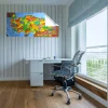 Renkli Türkiye Haritası Manyetik Yapıştırıcı Gerektirmeyen Duvar Stickerı 118 CM * 56 CM (5047)