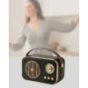Retro Bluetooth Radyo – Nostaljik Tasarım, TF Kart ve USB Destekli