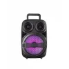 RGB Işıklı Bluetooth Karaoke Hoparlör Mikrofonlu USB TF Kart Destekli Taşınabilir Speaker