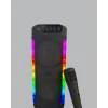 RGB Işıklı Çift Hoparlörlü Taşınabilir Bluetooth Speaker ve Mikrofon