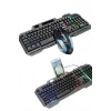 RGB Işıklı  Oyuncu Klavye Q Klavye Mouse Hediyeli