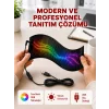 RGB Kayar Yazılı LED Reklam Ekranı – USB Bağlantılı Esnek Tasarım