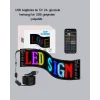 RGB LED Panel – Çok Renkli, Kumandalı, USB Bağlantılı Yazı ve GIF Gösterimli Akıllı Lamba