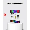 RGB LED Panel – USB Güç Girişli, GIF ve Yazı Gösterimli Akıllı Ekran