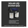 Rustik Ampul İkili Solar Duvar Aplik Güneş Enerjili Hareket Sensörlü