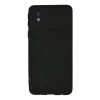 Samsung Galaxy A01 Core Kılıf Kelvin Kartvizitli Silikon - Siyah