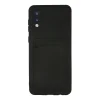 Samsung Galaxy A02 Kılıf Kelvin Kartvizitli Silikon - Siyah