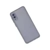 Samsung Galaxy A02 Kılıf Montreal Silikon Kapak - Gri