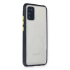 Samsung Galaxy A02s Kılıf Miami Şeffaf Silikon - Lacivert