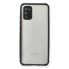 Samsung Galaxy A02s Kılıf Miami Şeffaf Silikon - Siyah