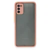 Samsung Galaxy A02s Kılıf Montreal Silikon Kapak - Pembe