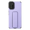 Samsung Galaxy A03s Kılıf Mega Standlı Silikon - Lila