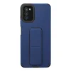 Samsung Galaxy A03s Kılıf Mega Standlı Silikon - Mavi