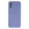 Samsung Galaxy A03s Kılıf Nano İçi Kadife Silikon - Lila