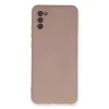 Samsung Galaxy A03s Kılıf Nano İçi Kadife Silikon - Pudra