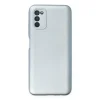 Samsung Galaxy A03s Kılıf Nano İçi Kadife Silikon - Sky Blue