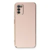 Samsung Galaxy A03s Kılıf Volet Silikon - Pembe