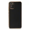 Samsung Galaxy A03s Kılıf Volet Silikon - Siyah