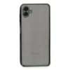 Samsung Galaxy A04 Kılıf Razer Lensli Silikon - Yeşil