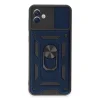 Samsung Galaxy A04e Kılıf Pars Lens Yüzüklü Silikon - Lacivert