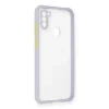Samsung Galaxy A11 Kılıf Miami Şeffaf Silikon - Lila