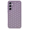 Samsung Galaxy A15 4g Kılıf Petek Silikon Kapak - Lila