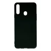 Samsung Galaxy A20s Kılıf Nano İçi Kadife Silikon - Siyah