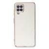 Samsung Galaxy A22 Kılıf Volet Silikon - Beyaz