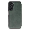 Samsung Galaxy A25 5g Kılıf Flip Cover - Koyu Yeşil