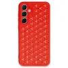 Samsung Galaxy A25 5g Kılıf Petek Silikon Kapak - Kırmızı