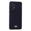 Samsung Galaxy A33 5g Kılıf Kelvin Kartvizitli Silikon - Derin Mor