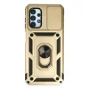 Samsung Galaxy A33 5g Kılıf Pars Lens Yüzüklü Silikon - Gold