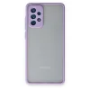 Samsung Galaxy A72 Kılıf Montreal Silikon Kapak - Mor