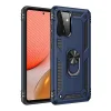 Samsung Galaxy A72 Kılıf Sofya Yüzüklü Silikon Kapak - Lacivert