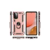 Samsung Galaxy A72 Kılıf Sofya Yüzüklü Silikon Kapak - Rose