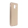 Samsung Galaxy J6 Kılıf First Silikon - Gold