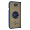 Samsung Galaxy J7 Prime Kılıf Montreal Yüzüklü Silikon Kapak - Lacivert