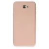 Samsung Galaxy J7 Prime Kılıf Nano İçi Kadife Silikon - Pudra