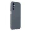 Samsung Galaxy M14 5g Kılıf Nano İçi Kadife Silikon - Gri