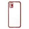 Samsung Galaxy M31 Kılıf Miami Şeffaf Silikon - Fuşya