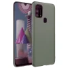 Samsung Galaxy M31 Kılıf Nano İçi Kadife Silikon - Koyu Yeşil