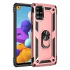 Samsung Galaxy M31s Kılıf Sofya Yüzüklü Silikon Kapak - Rose