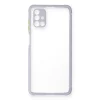 Samsung Galaxy M51 Kılıf Miami Şeffaf Silikon - Lila