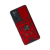 Samsung Galaxy S20 Fe Kılıf Pars Lens Yüzüklü Silikon - Kırmızı