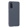 Samsung Galaxy S20 Kılıf Nano İçi Kadife Silikon - Gri