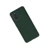 Samsung Galaxy S20 Kılıf Nano İçi Kadife Silikon - Koyu Yeşil